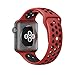 apple watch Series 2 Band,SENTER for Nike Soft Silicone Replacement Sport Strap iWatch Band for Apple Watch 42mm All Model Series 1 and Series 2