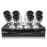 Swann SWNVK-873008 NVR8-7300 8 Channel Network Video Recorder & 8 x NHD-815 3MP Cameras (White)