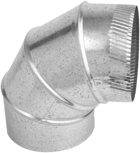 Speedi-Products SM-26A90 06 6-Inch 26-Gauge 90-Degree Round Adjustable Elbow