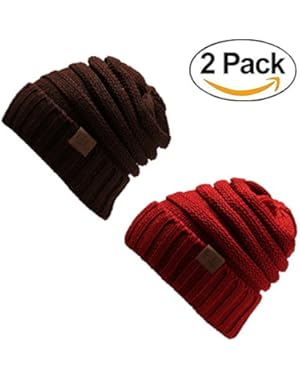 Unisex Plain Long Beanie - Many Colors