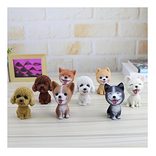 image for Comidox Handmade childhood memory BobbleHead Dogs Car Dash Puppy for C