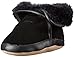 Robeez Cozy Ankle Baby Boots - Soft Soles, 12-18 Months, Brown
