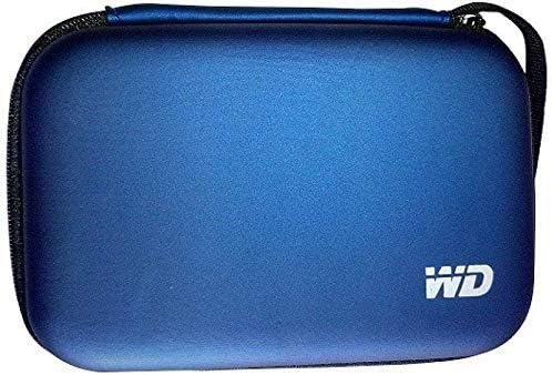 HoneyDell Hard Disk Drive Pouch case for 2.5" HDD Cover (Blue)