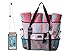 Bombshell Beach Bags - extra large beach totes with keychain, and universal pvc phone case.