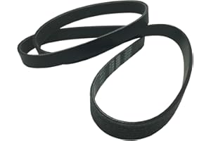 HJSIUTV 6PK1365 5060538 Serpentine Belt 6 Rib Drive Rubber Multi Wedge Micro V Replacement for Cirrus Stratus 1995 Black