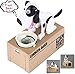 Mansalee Cute Dog Piggy Bank Doggy Coin Bank Canine Money Box (White Dog)