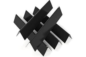 Jakivew 15.3" Flavorizer Bars for Weber Spirit 300 Series – Fits E-310/S-310 (Front-Mounted Controls) – Grill Replacement Parts, 5-Pack, Porcelain-Enameled, Part #7636