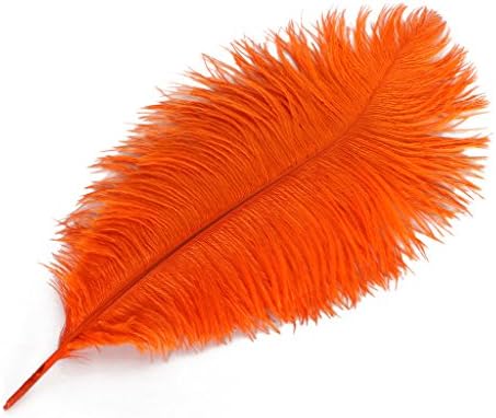 Wionya 10pcs Ostrich Feather Craft 14-16inch(35-40) Plume for Wedding Centerpieces Home Decoration