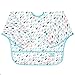 Bumkins Sleeved Bib / Baby Bib / Toddler Bib / Smock, Waterproof, Washable, Stain and Odor Resistant, 6-24 Months - Raindrops