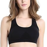 Women's Padded Sports Bras Racerback Seamless Fitness Workout Yoga Bra