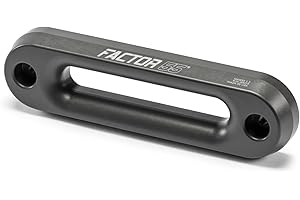 Factor 55 Hawse Fairlead for Synthetic Winch Rope, 1.5" Thickness - Gray