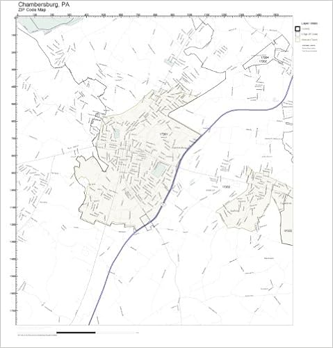 Chambersburg Zip Code Map Zip Code Wall Map Of Chambersburg, Pa Zip Code Map Not Laminated:  Amazon.com: Office Products