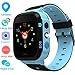 Kids Smart Watch GPS Tracker Phone Watch for Boys Girls - Touchscreen Camera 2 Way Call Voice Chat SOS Alarm Clock Anti Lost Flashlight Game Sports Outdoor Smartwatch Bracelet Cellphone Wrist Watch