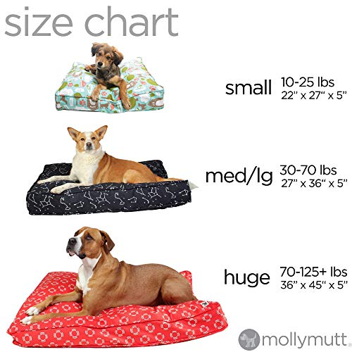 Molly Mutt Oversized Dog Bed Cover Dog Calming Bed Huge Dog Beds