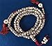 Hands Of Tibet Tibetan Mala Carved Yak Bone Mala 108 Beads for Meditation