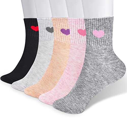 Corlap Cute Crew Socks Ankle High Cotton Fun Gifts For Women, Athletic