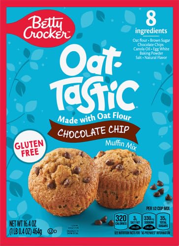 BETTY CROCKER OAT-TASTIC CHOCOLATE CHIP MUFFIN MIX, 16.4 OZ