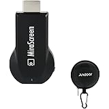 Andoer MiraScreen Wi-Fi Display Receiver Powerful 1080P Audio & Video DLNA Airplay Miracast Display Dongle with HDMI Plug + Andoer Box Gift for Smart Phones Notebook Tablet PC to HDTV Monitor