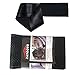 Stitch Steering Wheel Cover - Universal Microfiber Leather DIY Sew On Steering Wheel Covers Wrap B (Black)