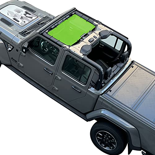 Shadeidea Sunshade for Jeep Gladiator JT (2018Current) 4 Door Top Sun