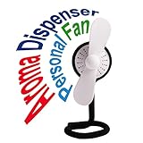 MasterPal Telego Rechargeable Fan (Black): A Portable Quiet Desk Fan, Rechargeable Battery Operated Fan, Aroma Diffuser Fan, Tail Design