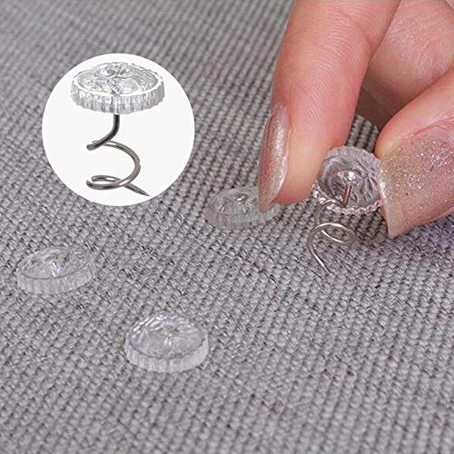 image for Free Walker Twist Pins 50PCs for Upholstery with Clear Heads,Sewing Co