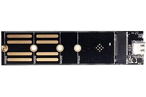 High Speed NGFFS NVME HDDS to USB 3.1 Type C Adapter Card with 2 Protocols and Reversible USB C Connection SSDS Adapter Board