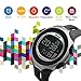 Men Sports Digital Watch, Fashion Casual Wristwatches Temperature Multifunction Waterproof Wrist Watch PU Rubber Strap Water-resistant Thermometer