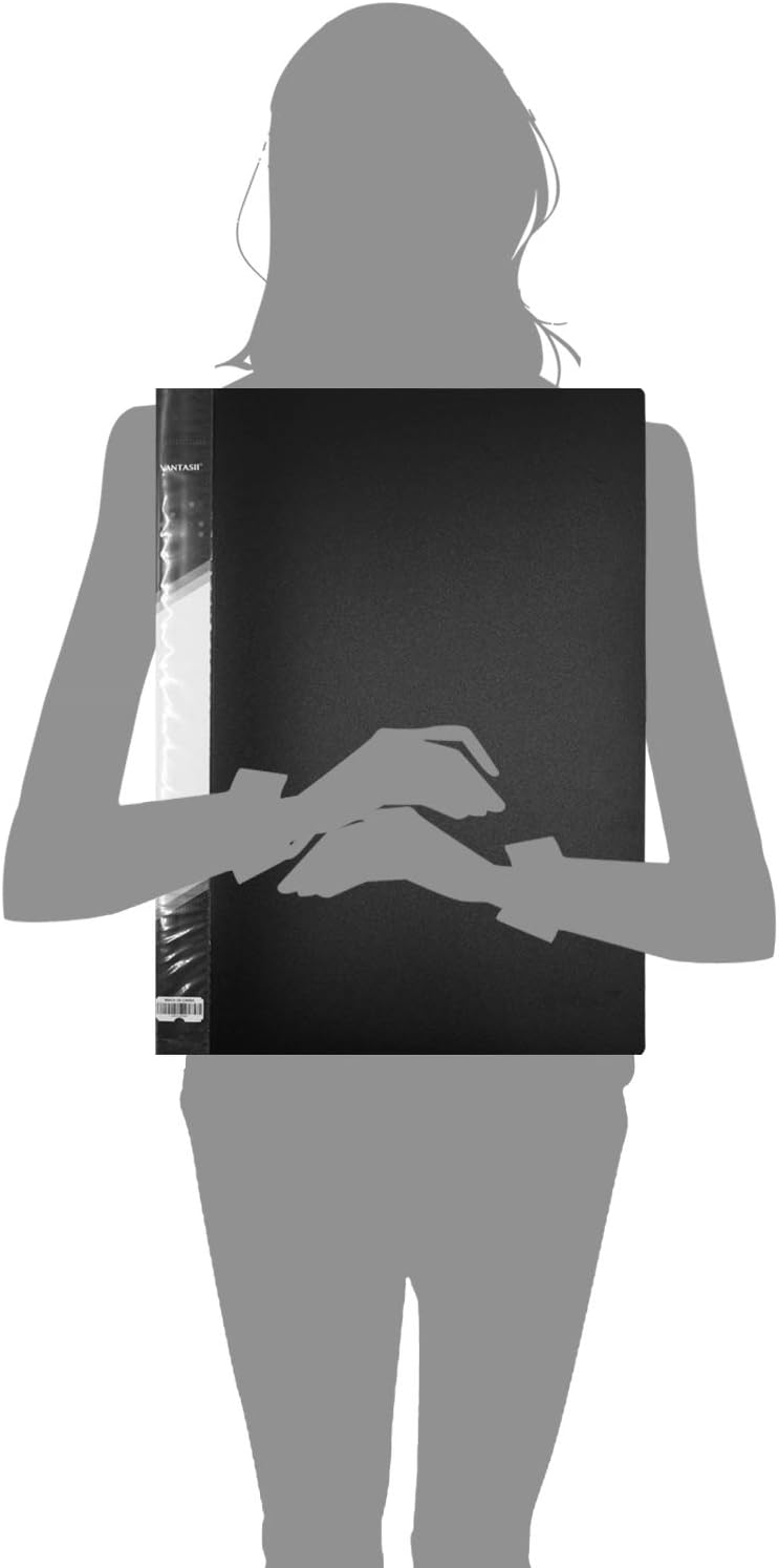 Presentation Book 40 Clear Pockets Sleeves Protectors Art Portfolio Clear Book for Artwork, Report Sheet, Letter （16.5x12.1inch): Arts, Crafts & Sewing