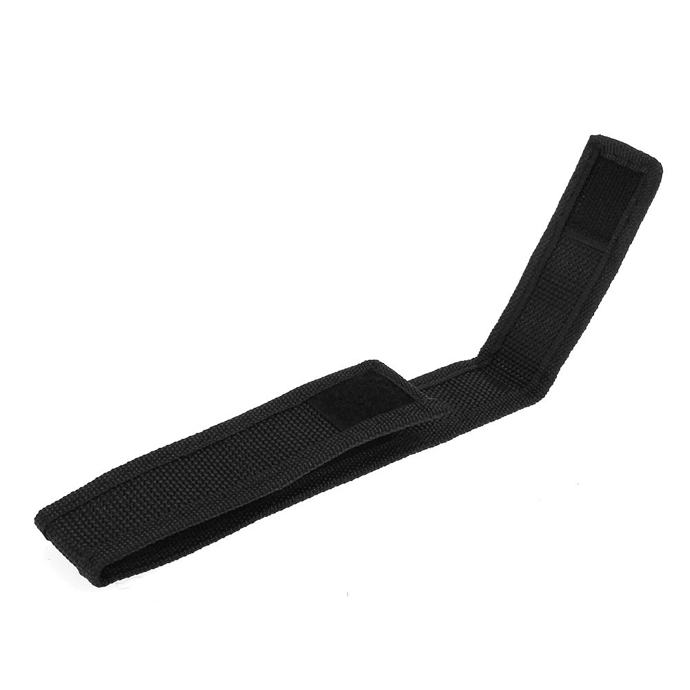 Custodia Porta Torcia LED Elettrica Nylon Nero 18*4cm