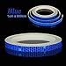 AM Safety Reflective Warning Lighting Sticker Adhesive Tape Roll Strip. for Beautify Bicycle Bike Decoration (Blue)