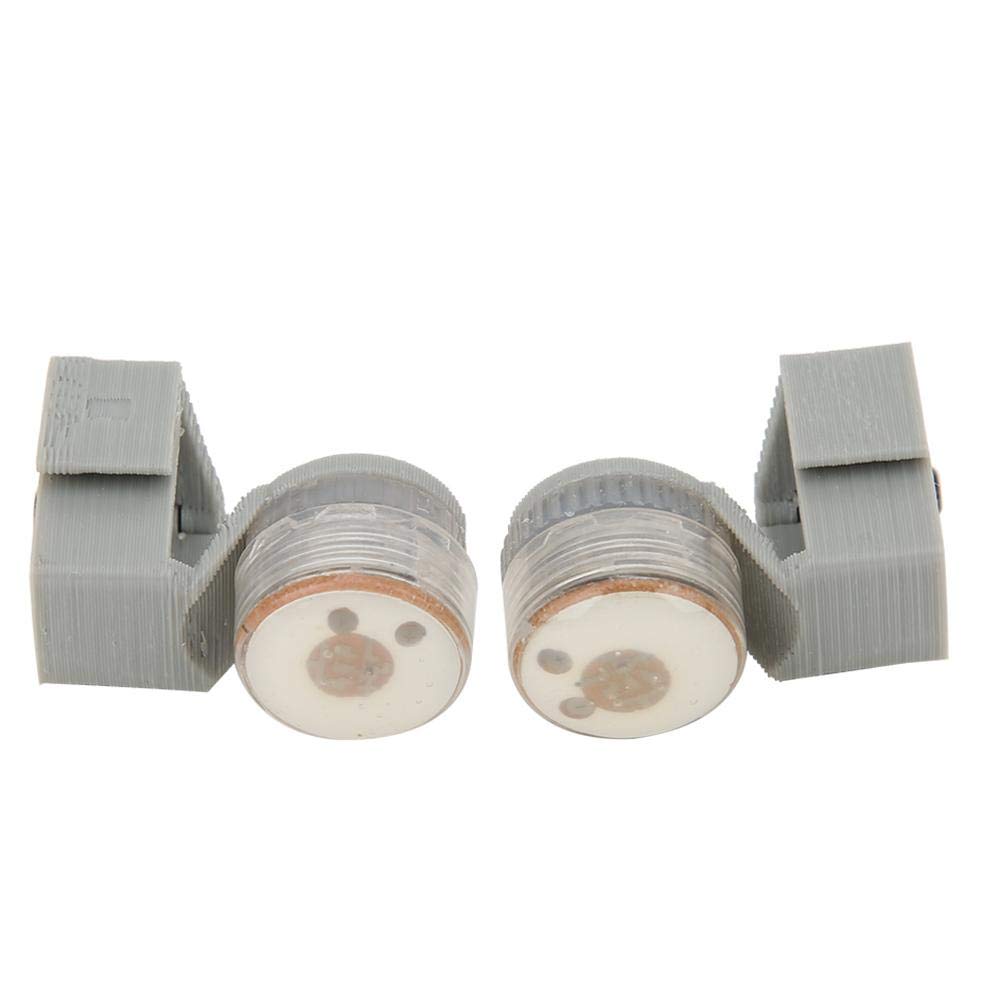 Keenso LED Signal Lamp, 2 pieces Warning Light for Mini RC Drone, Accessory for RC Drone(Gray) Aircraft accessories