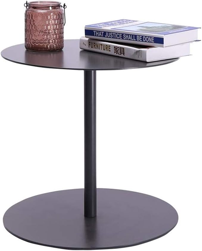 Jcnfaside table Stainless Steel Double Metal Side Table, Sofa Side