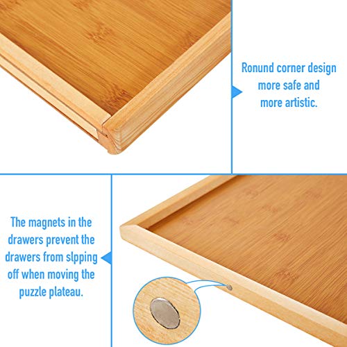 Standard Size 29"×21" for Maximum 1000 Pieces Puzzles, Puzzle Board