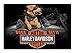 Harley-Davidson Dogs Get It Embossed Tin Sign, 17 x 11.5 inches 2011311
