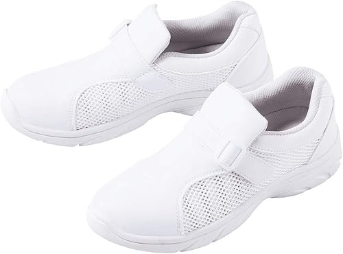 Amazon 富士ゴム ナースシューズ 靴 F 840 プレーンメッシュ 安全 作業靴 ナースシューズ