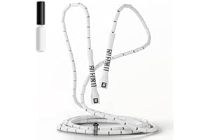 Sportbit Elite Beaded Jump Rope - Adjustable Speed Rope for Fitness, CrossFit, Boxing - Tangle-Free, Lightweight