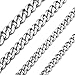 Cuban Link Chain for Men 9 mm 18 Inches Stainless Steel Mens Chain Necklaces Mens Jewelry