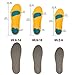 WOBAOS Sport Running Orthopedic Silica Gel Shoe Insole Pads Inserts Pain Relief