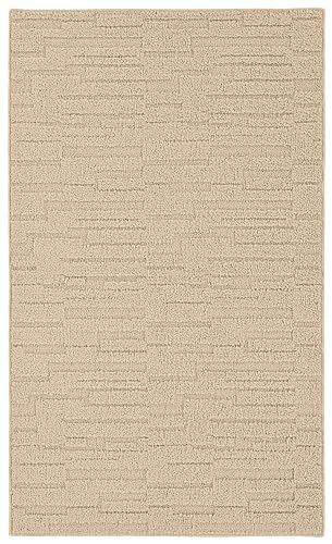 Garland Rug Pixel Tan 3 Ft. X 5 Ft. Area Rug By Garland Ideal… at Amazon
