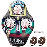 Franklin Sports Kids Football Target Toss Game with 3 Target Holes - 2 7.25