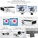 Wireless Bluetooth Projector WiFi Android LCD LED Smart Video Projectors Zoom Home Theater 5000 Lux Support HD 1080P Airplay Dual HDMI USB VGA AV for Smartphone DVD Game Consoles Laptop Outside Moviethumb 4