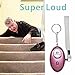 2 Pack 130Db Personal Alarm, Emergency Personal Security Alarm with LED Flashlight Safety Defense for Women, Night Workers, Kids, Elderly, Wrist Strap for Activation (2Pack Purple)