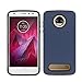 Moto Z2 Force Case, Teayoha Slim Hybrid Dual Layer Shock Absorption Defender Protective Armor Case Cover for Motorola Moto Z2 Force Edition - Royal Blue