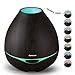 Essential Oil Diffuser 2000ml for Large Room, Ultrasonic Essential Oils Humidifier-Top Fill Humidifier-Dark Grey-Sooth Night Light- Quiet for Bedroom, Home&Large Rooms