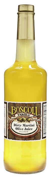 Amazon Com Boscoli Family Dirty Martini Olive Juice 25 Oz Martini Cocktail Mixes Grocery Gourmet Food