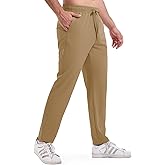 Rdruko Men's Sweatpants Athletic Pants Quick Dry Stretch Workout Track Mesh Pants with Zipper Pockets for Running Hiking