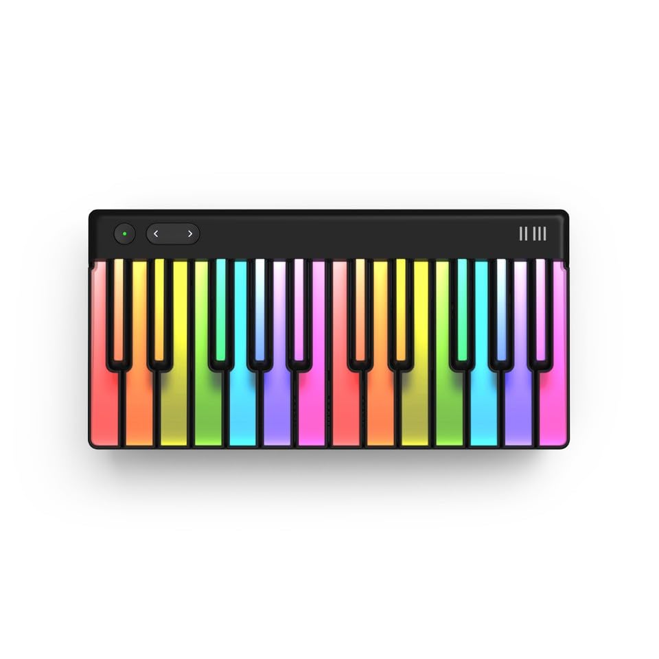 ROLI Piano M + One Year Subscription to ROLI Learn | Teach Yourself to Play | Interactive Piano-Learning Keyboard for Beginners