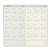 Traveler's Notebook Note Refill 2020 A5 Slim Weekly Diary 14409006 (Beginning of January 2020)