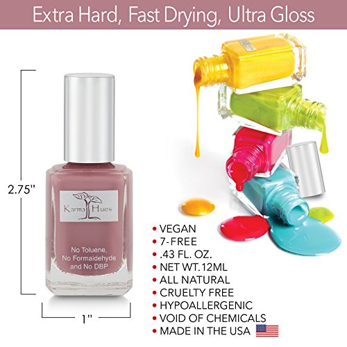 Karma Organic Non-Allergenic Nail Polish (WINE O'CLOCK)